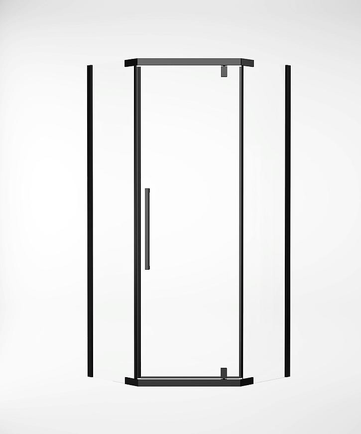 Sprchový kout pětiúhelník Toto black 80x80x190