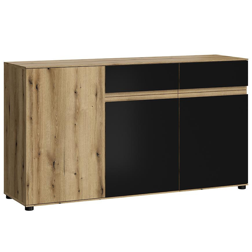 Komoda Camino 3D2S CMNK 02 dub evoke+sametová černá