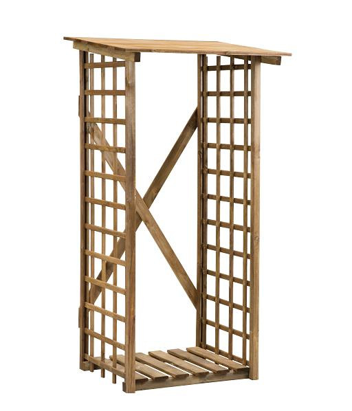 Dřevník Eifel 99x189x80 cm hnědý