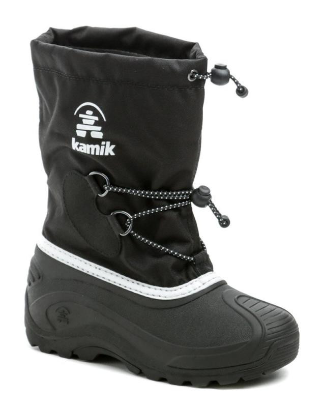 Kamik Southpole4 černé-bílé dětské sněhule