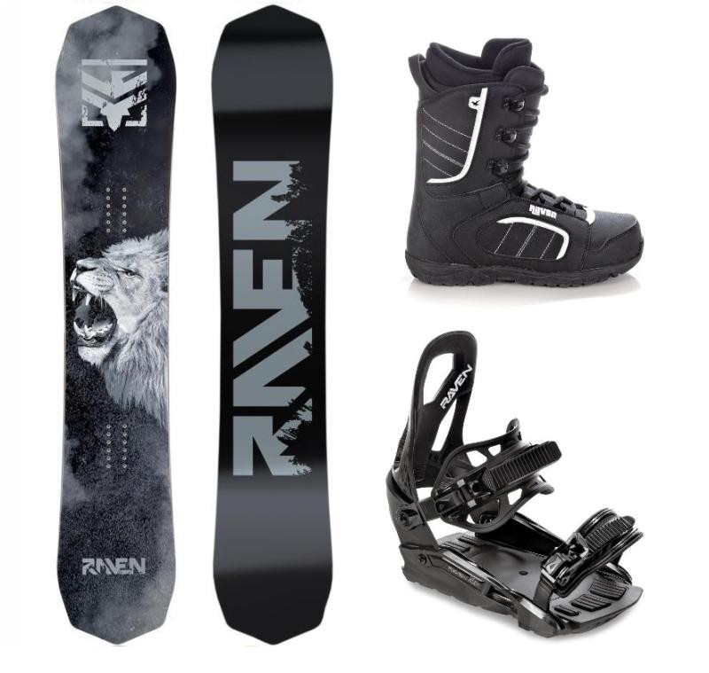 Raven Lion pánský snowboard + Raven S230 Black vázání + Raven Target obuv