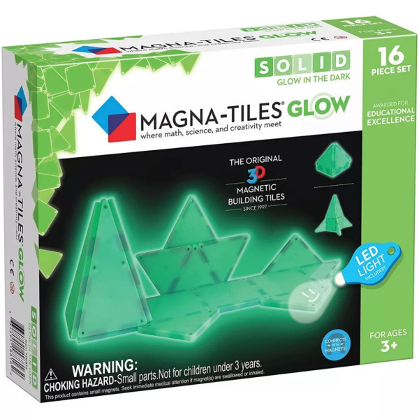 Magna-Tiles Magnetická stavebnice Glow 16