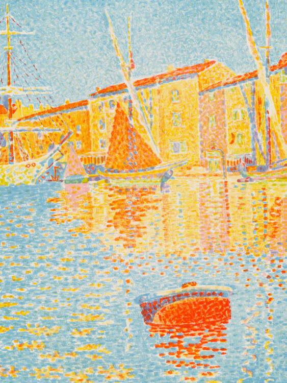 Paul Signac Obrazová reprodukce The Buoy, Paul Signac, 30 × 40 cm