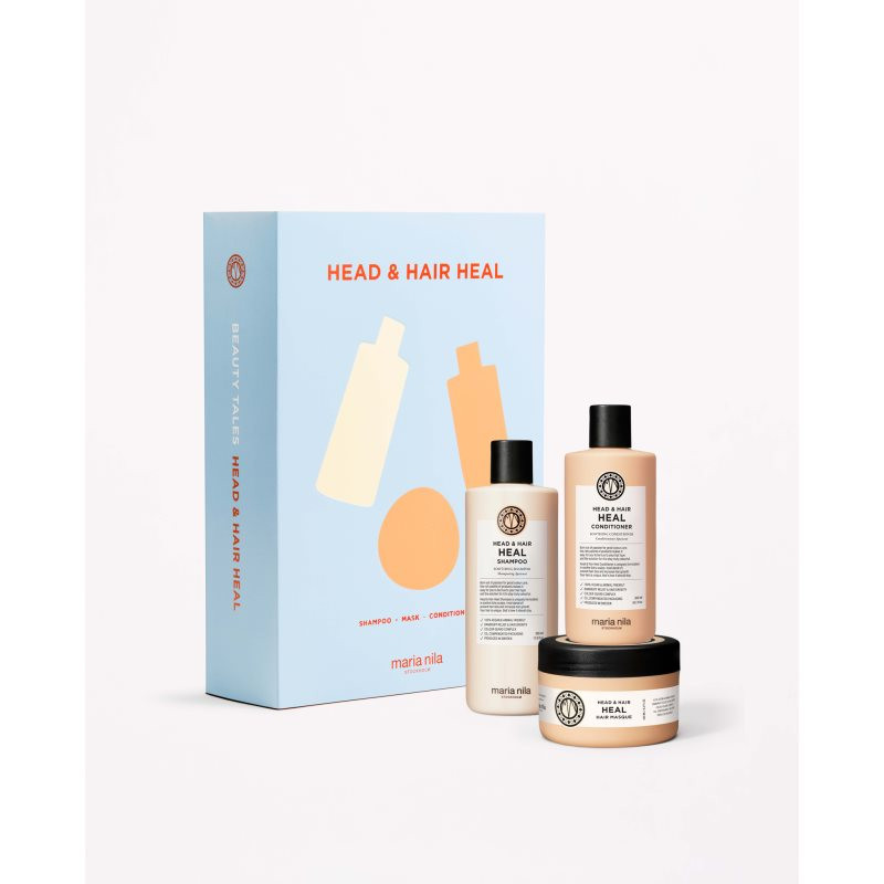 Maria Nila Head & Hair Heal Holiday Box dárková sada pro poškozené a křehké vlasy