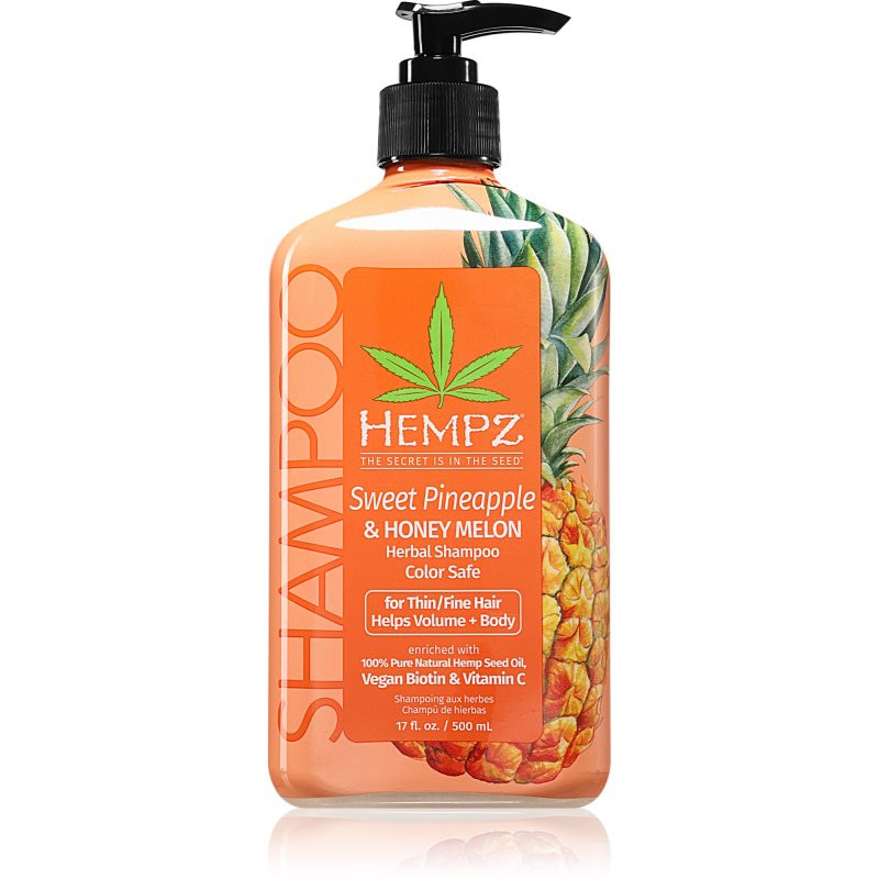 HEMPZ Sweet Pineapple Honey Melon hydratační šampon na vlasy 500 ml