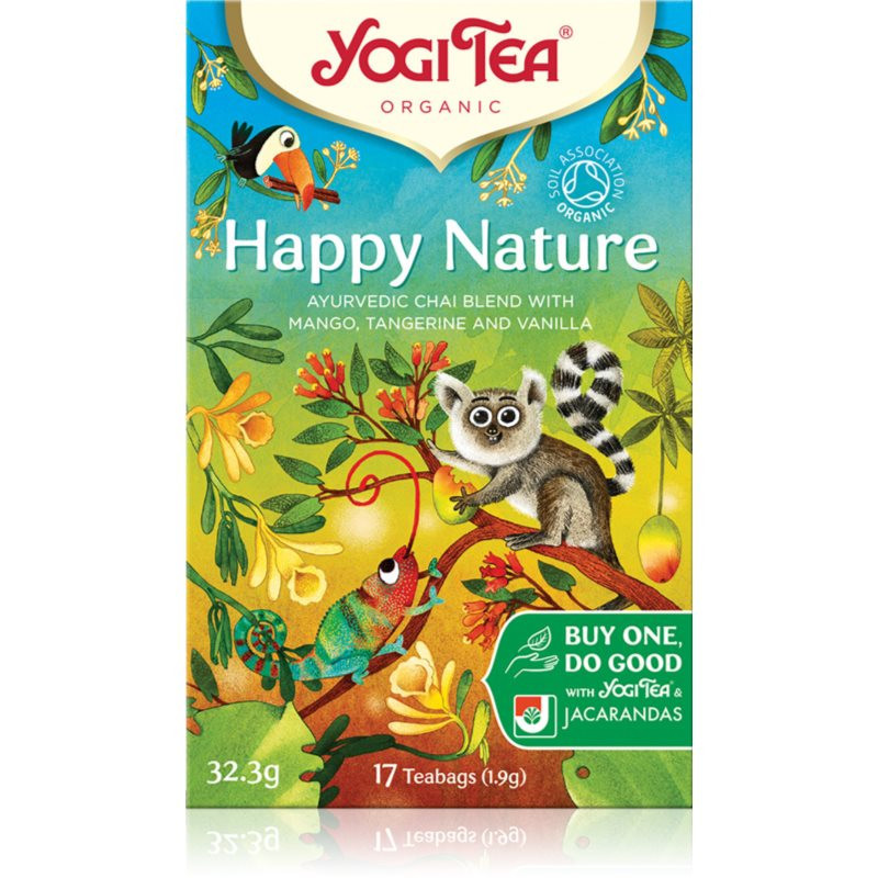 Yogi Tea Happy Nature BIO porcovaný čaj 17x1.9 g