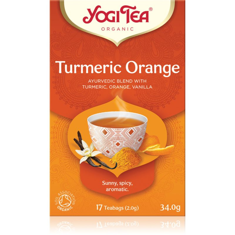 Yogi Tea Turmeric Orange BIO porcovaný čaj 17x2 g