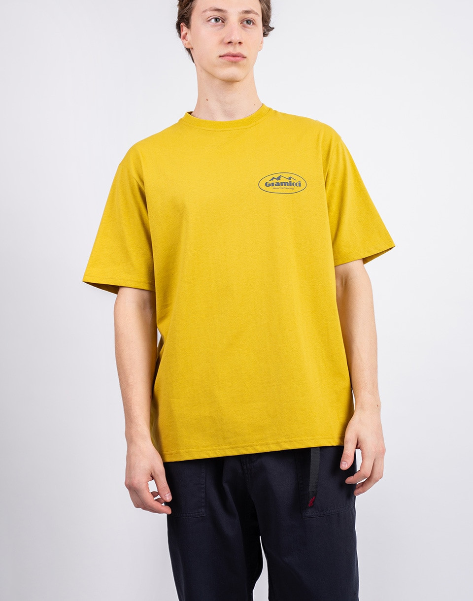 Gramicci Mountaineering Tee DEEP YELLOW M