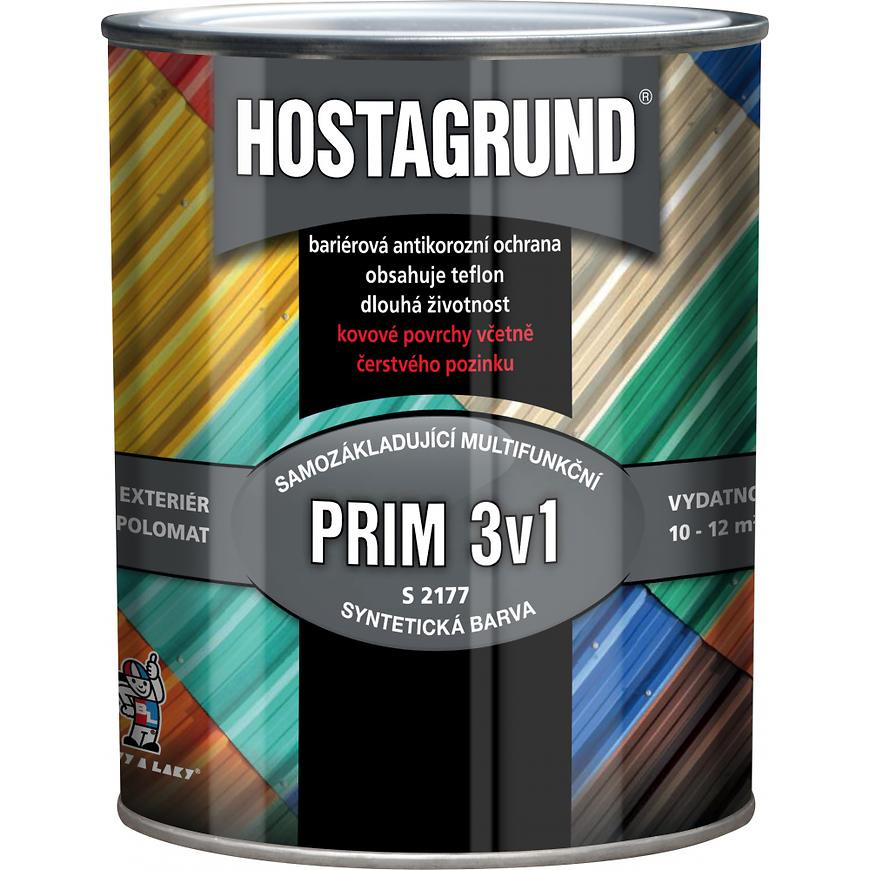 Hostagrund prim3v1 0155 antracit 0,6 l