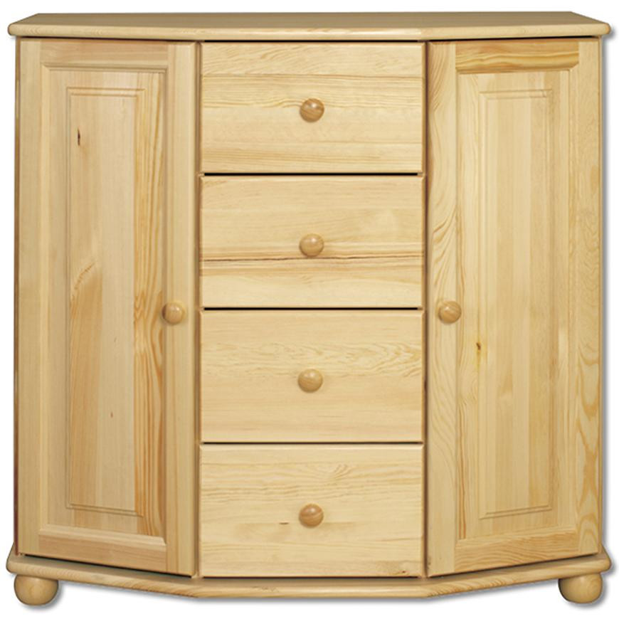 Komoda z Borovice KD129 surové