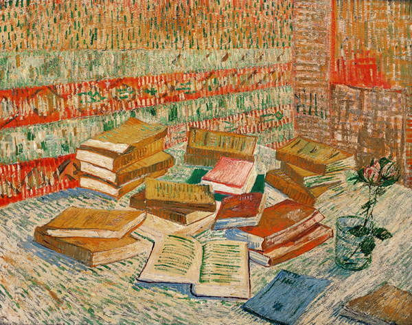 Vincent van Gogh Obrazová reprodukce The Yellow Books, 1887, Vincent van Gogh, 40 × 30 cm