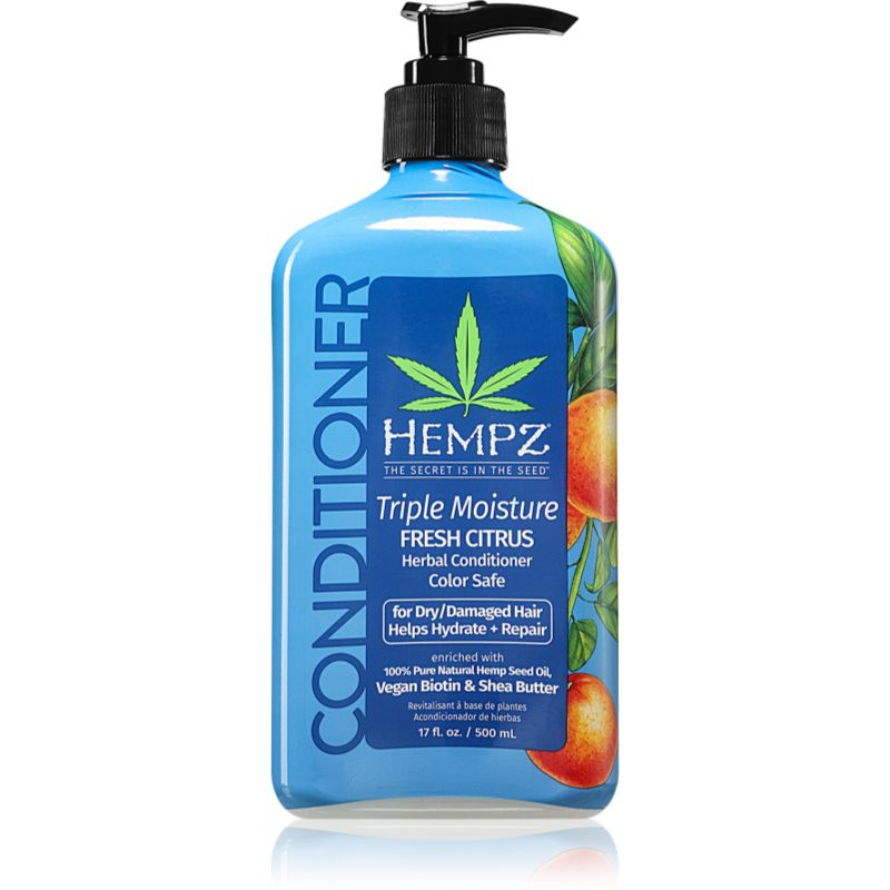 HEMPZ Triple Moisture hydratační kondicionér na vlasy 500 ml