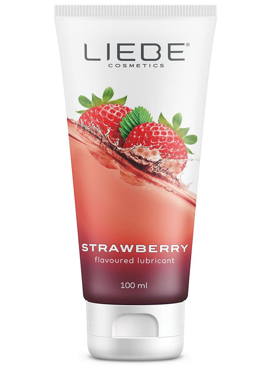 Liebe Ochucený vodní lubrikační gel Strawberry - Liebe (100 ml)