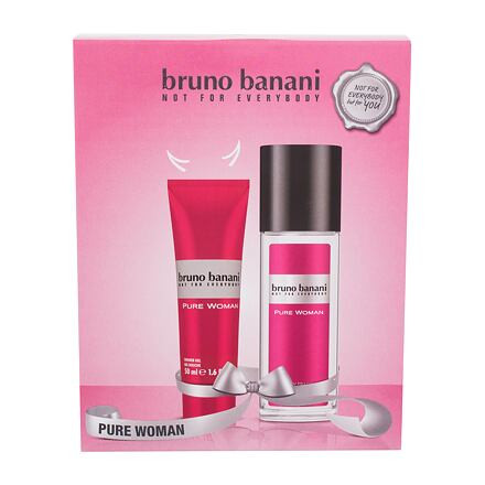 Bruno Banani Pure Woman : deodorant 75 ml + sprchový gel 50 ml pro ženy