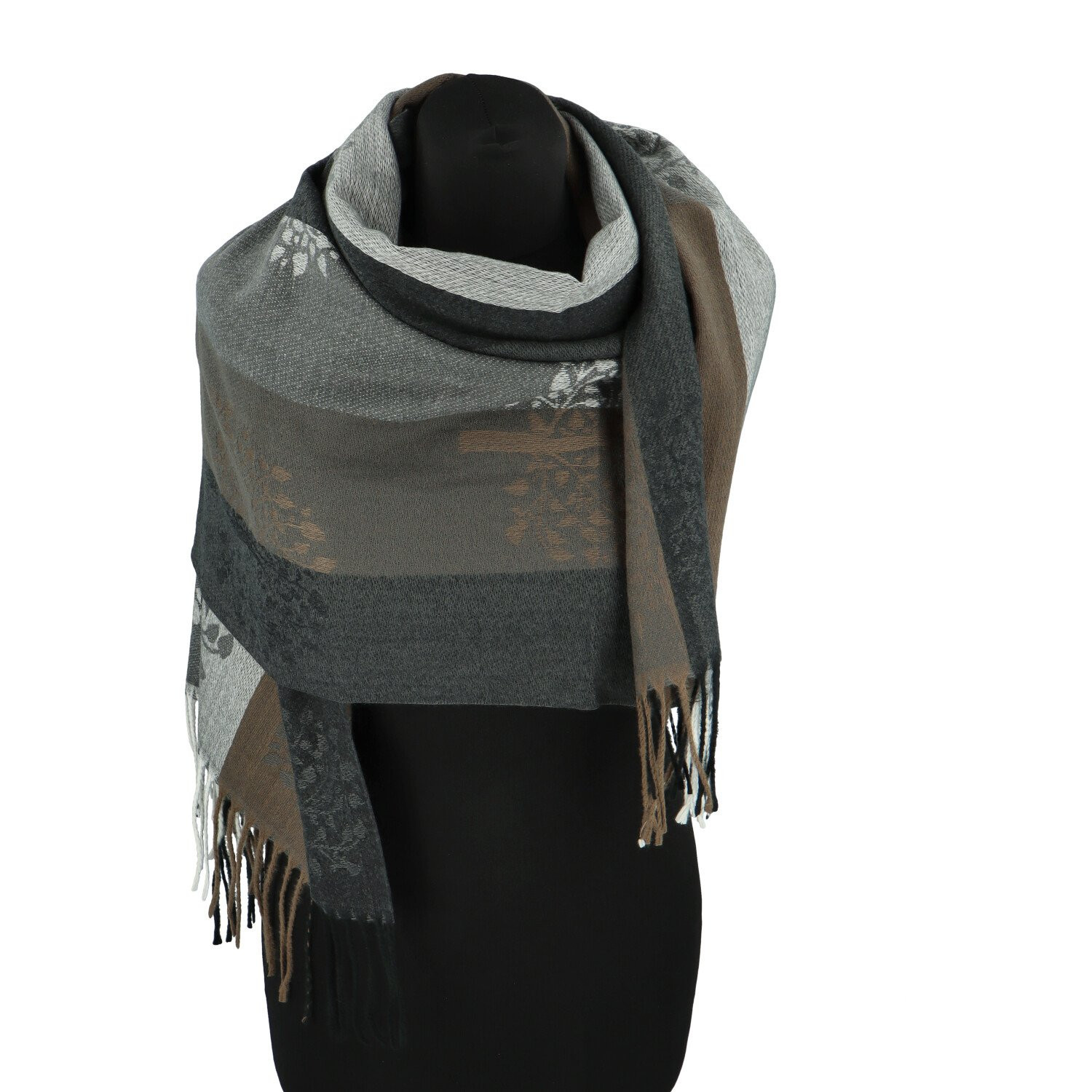 Módní dámská šála Gemma, černá