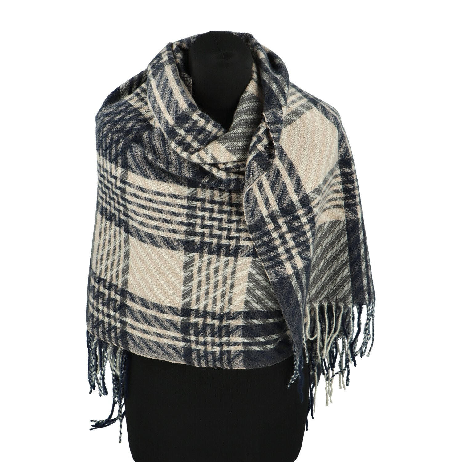 Módní dámská šála Methi, béžová