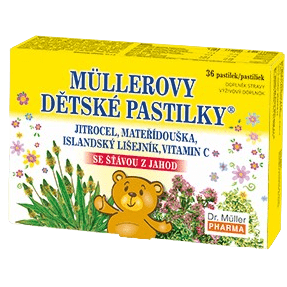 Müllerovy dětské pastilky 36ks