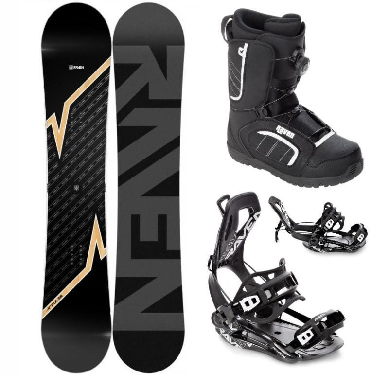 Raven Pulse snowboard + Raven Fastec FT360 black vázání + Raven Target ATOP obuv