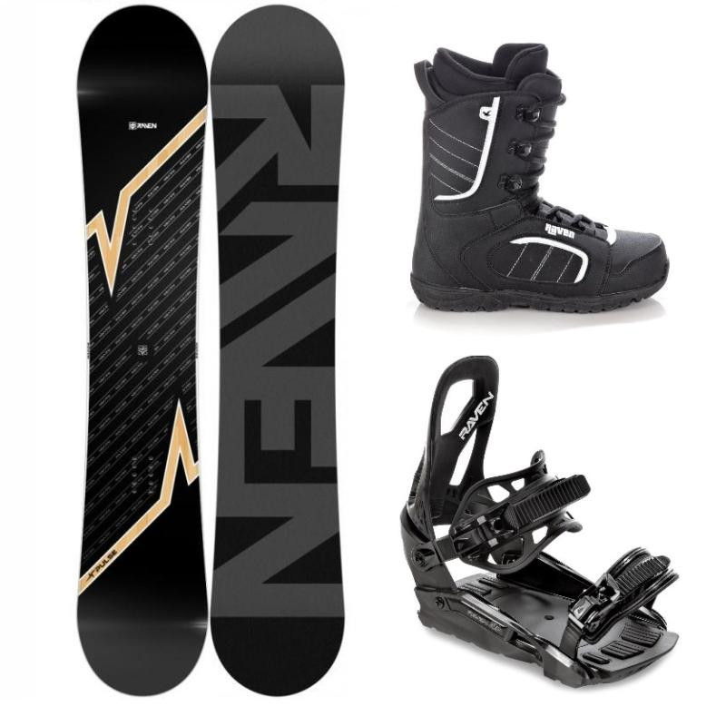 Raven Pulse snowboard + Raven S230 Black snowboardové vázání + Raven Target snowboardová obuv