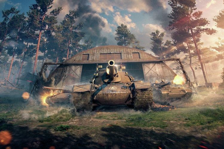 WOT Ilustrace World of Tanks - Back In Action, WOT, 40 × 26.7 cm