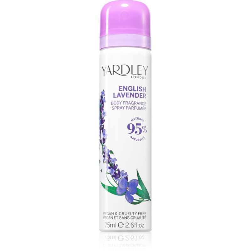 Yardley English Lavender deodorant ve spreji pro ženy 75 ml