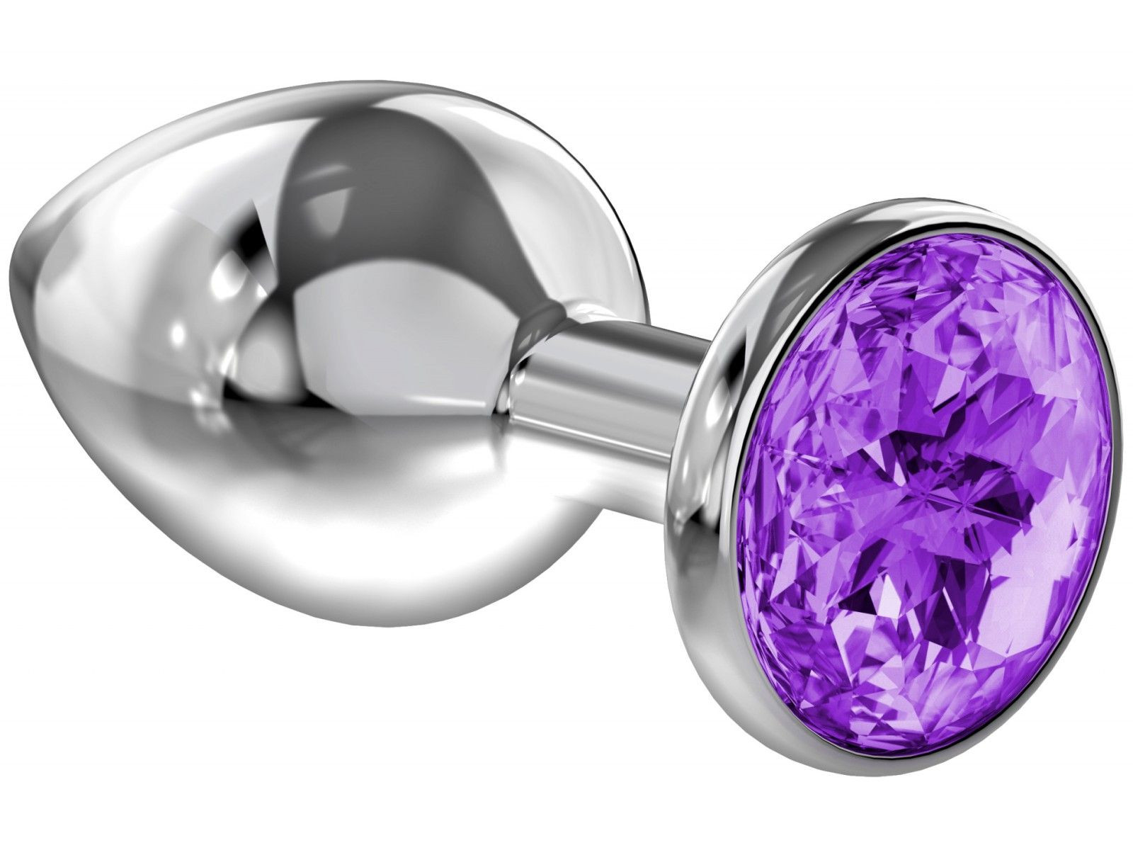 Lola Games Anální kolík se šperkem Diamond Purple Sparkle XL - Lola Games (fialová)