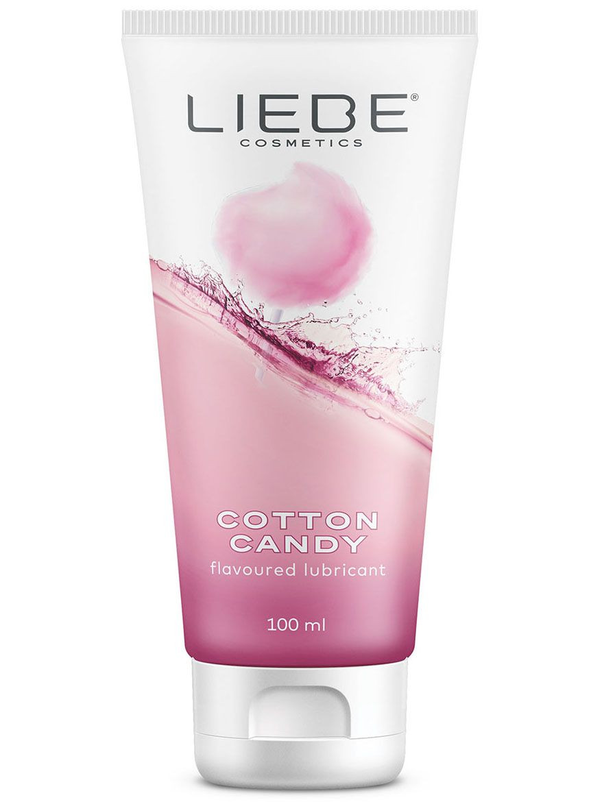 Liebe Ochucený vodní lubrikační gel Cotton Candy - Liebe (100 ml)