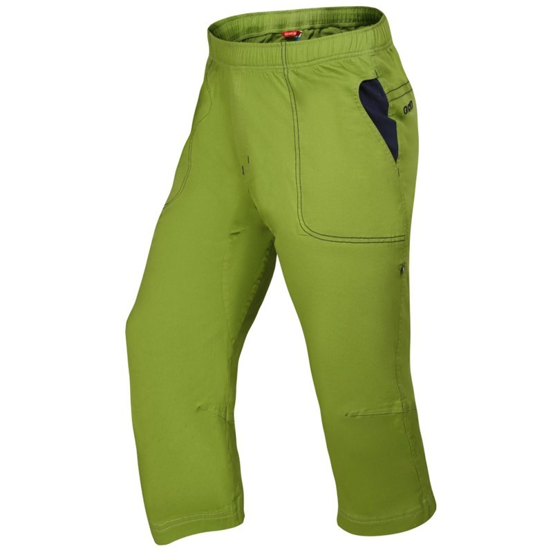 Ocun Pánské boulderingové capri Ocun Jaws 3/4 pants Green Spindle Tree