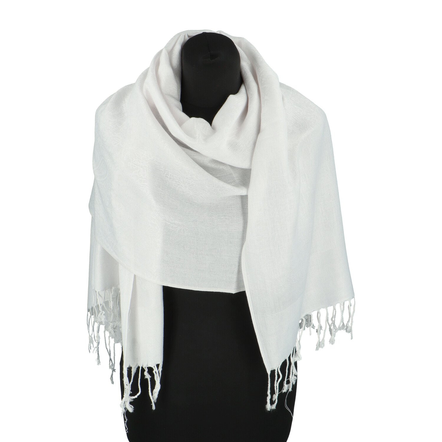 Módní dámská šála Candice, bílá