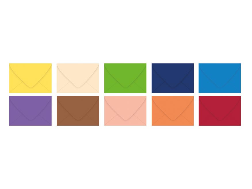 MFP 5550359 Dopisní obálka barevná 120g C6 114x162mm - mix barev