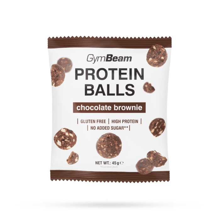 Protein Balls 45 g čokoládové brownie - GymBeam