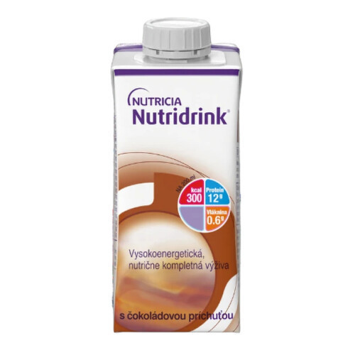 NUTRIDRINK S PŘÍCHUTÍ ČOKOLÁDOVOU perorální roztok 24X200ML - II. jakost