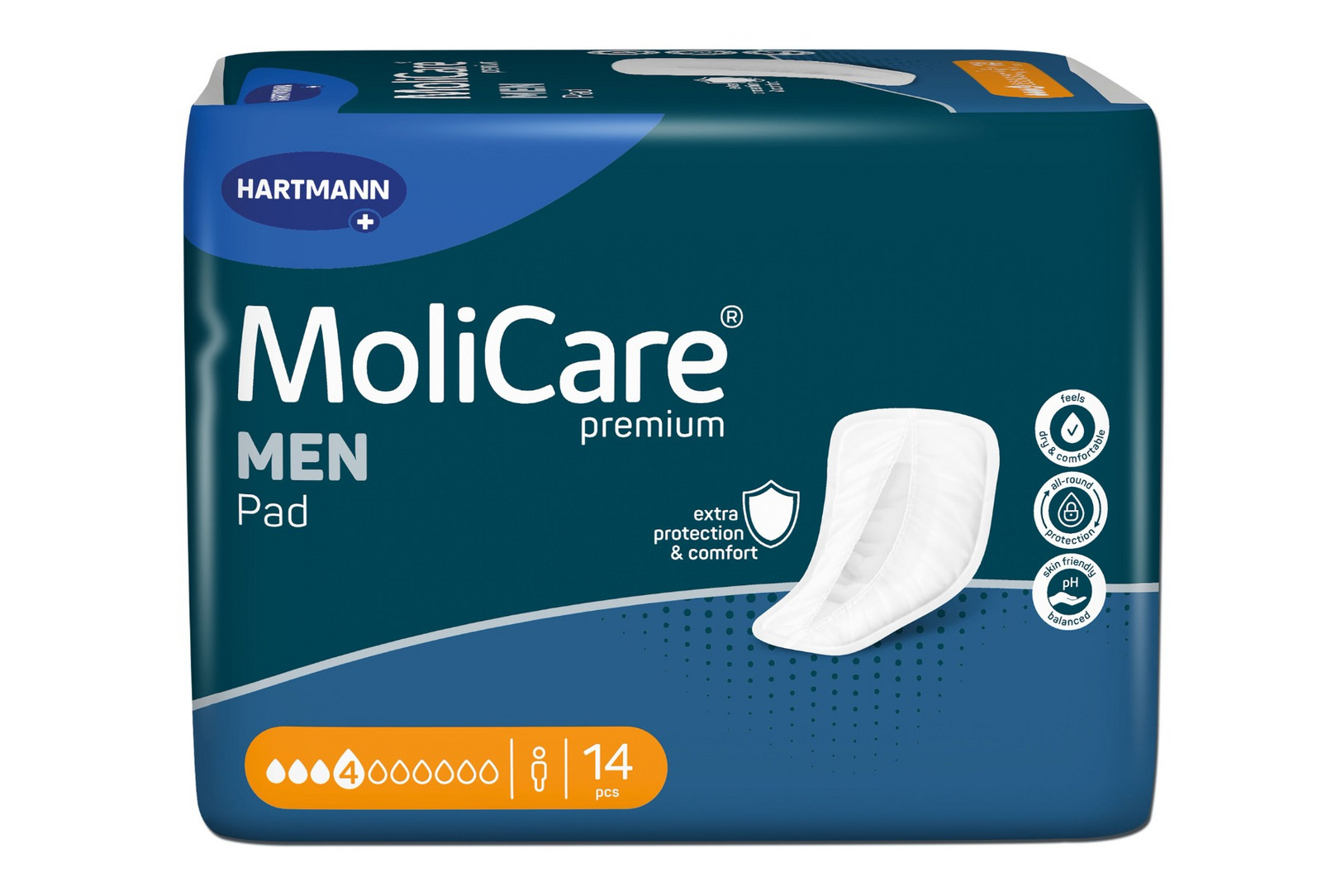 MoliCare Men 4 kapky absorpční vložky 14 ks