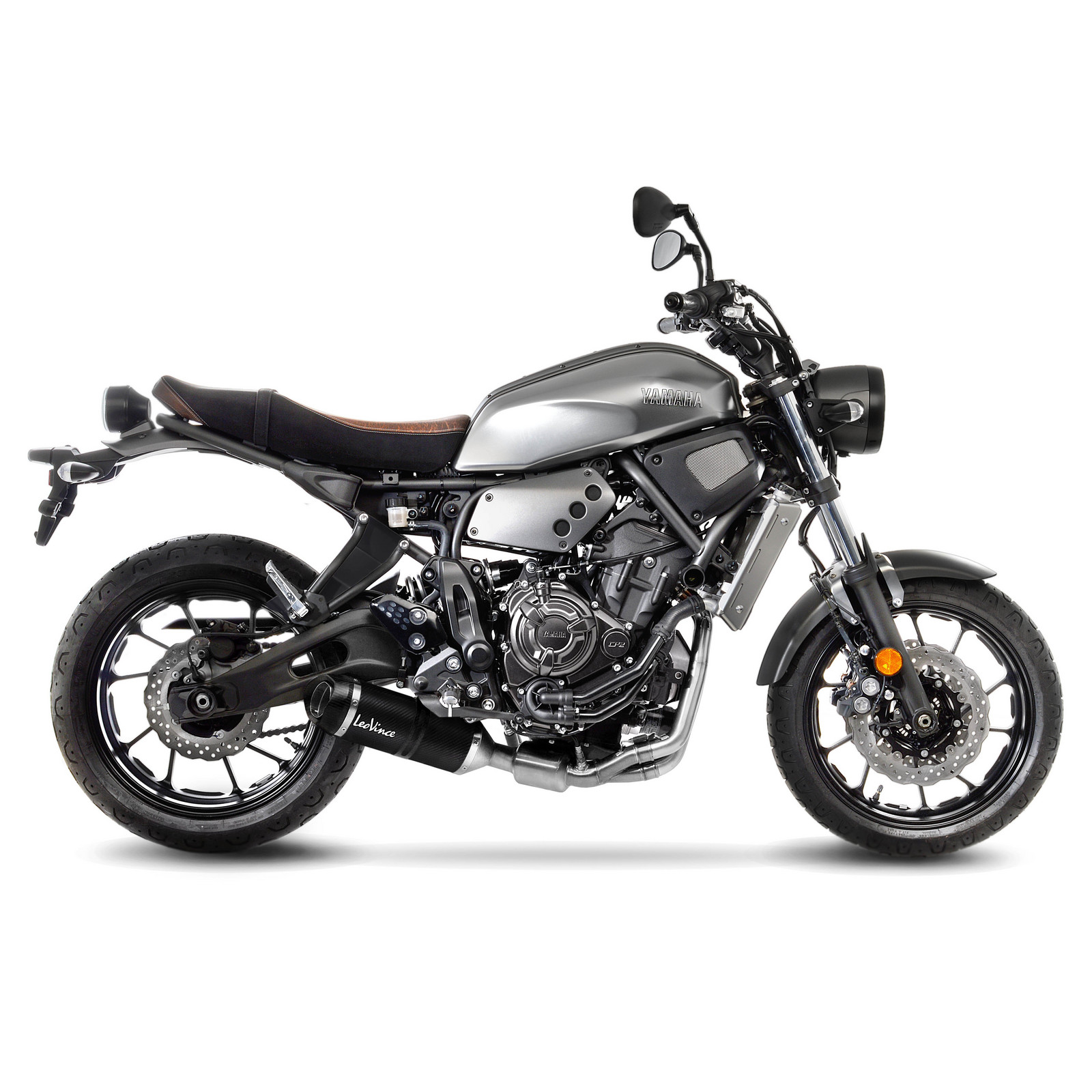 LeoVince LV One Evo Carbon Full system YAMAHA XSR 700 (16-20), MT-07/FZ-07 (17-20), TRACER 700 (16-20), TRACER 700 GT (19-20)