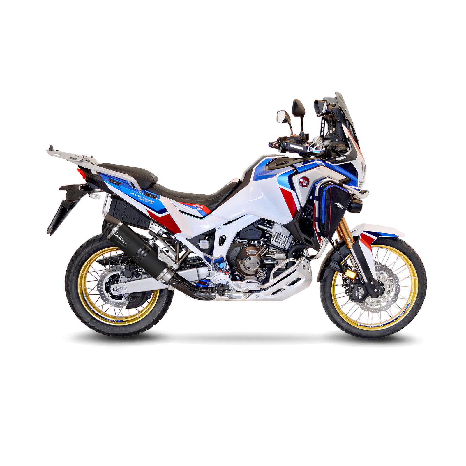 LeoVince LV One Evo Black Slip-on HONDA CRF 1100 L AFRICA TWIN/ADVENTURE SPORT/DCT (20-23), CRF 1100 L AFRICA TWIN/ADVENTURE SPORT/DCT (24 >)