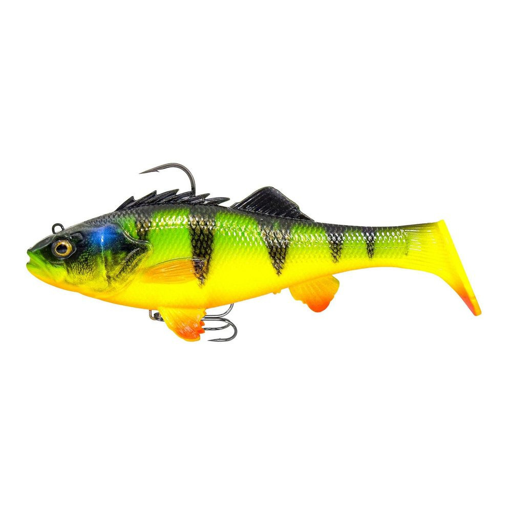 Savage Gear Gumová nástraha 3D Perch RTF Fire Perch - 12,5cm  37g