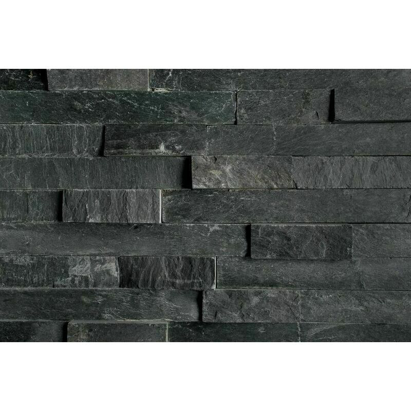 Obklad kamenný lepený DEKSTONE N 3003 Black Slate břidlice plošný