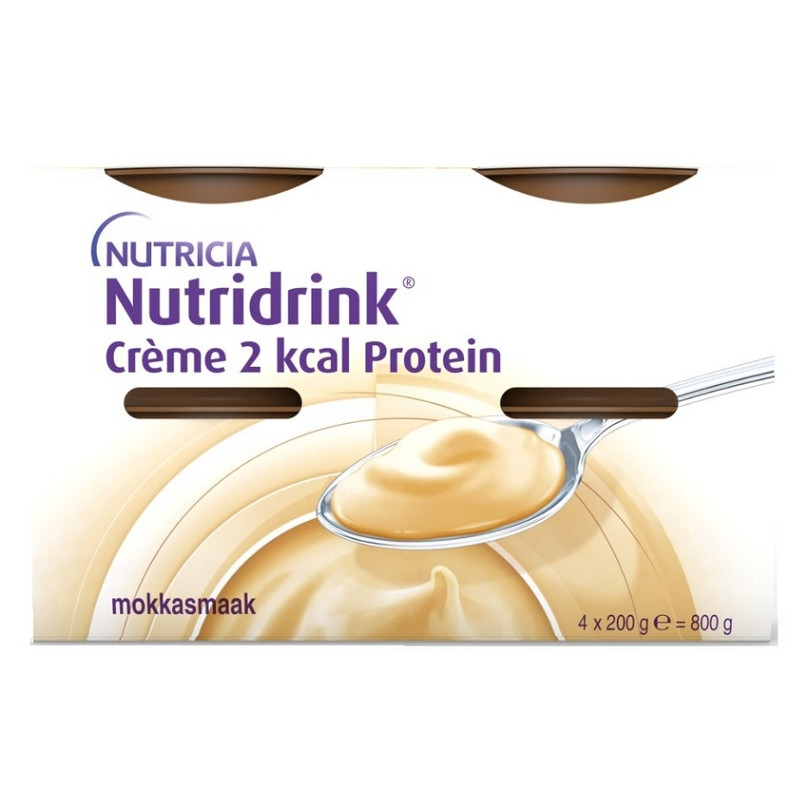 NUTRIDRINK Creme 2 kcal Protein příchuť banán 4 x 200 ml