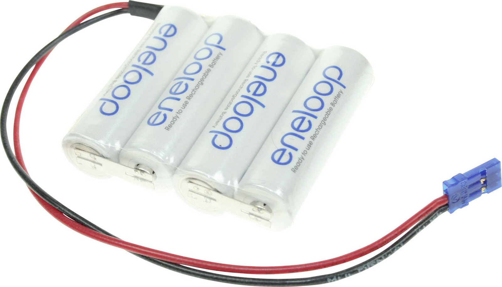 Panasonic eneloop Reihe F1x4 Graupner Akupack 4 x AA s kabelem, se zástrčkou Ni-MH 4.8 V 1900 mAh