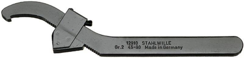 Stahlwille 44010003 12910 GR. 3 95-165 hákový klíč Délka klíče (cm) (jen pro nadpis) 165 mm