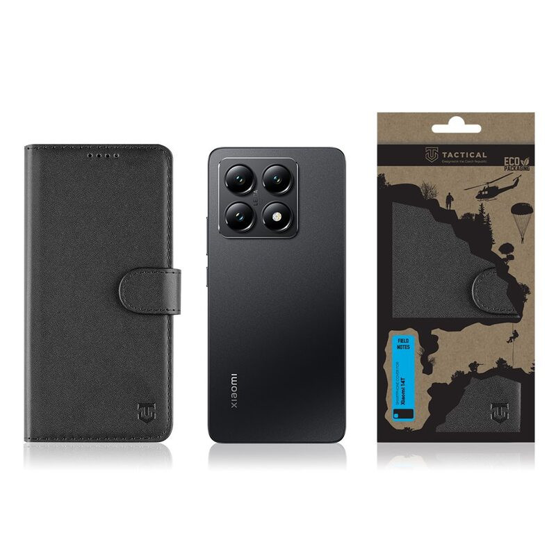 Pouzdro Flip Book Tactical Field Notes Xiaomi 14T černé