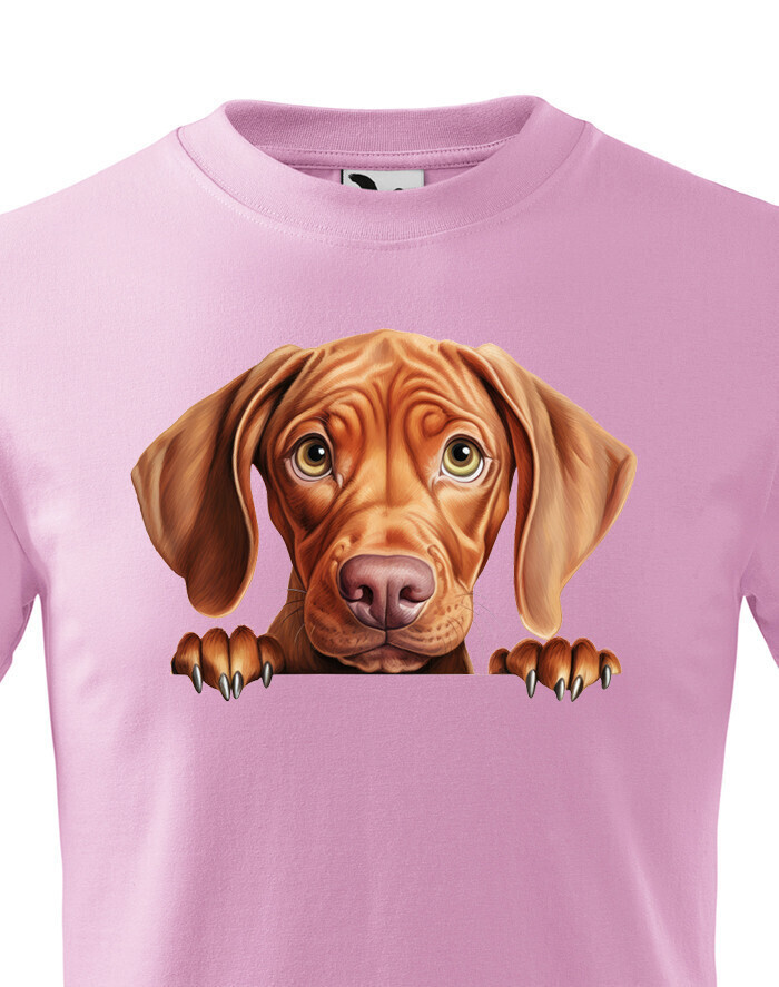 Dětské tričko s potiskem Maďarský ohař -  tričko pro milovníky psů