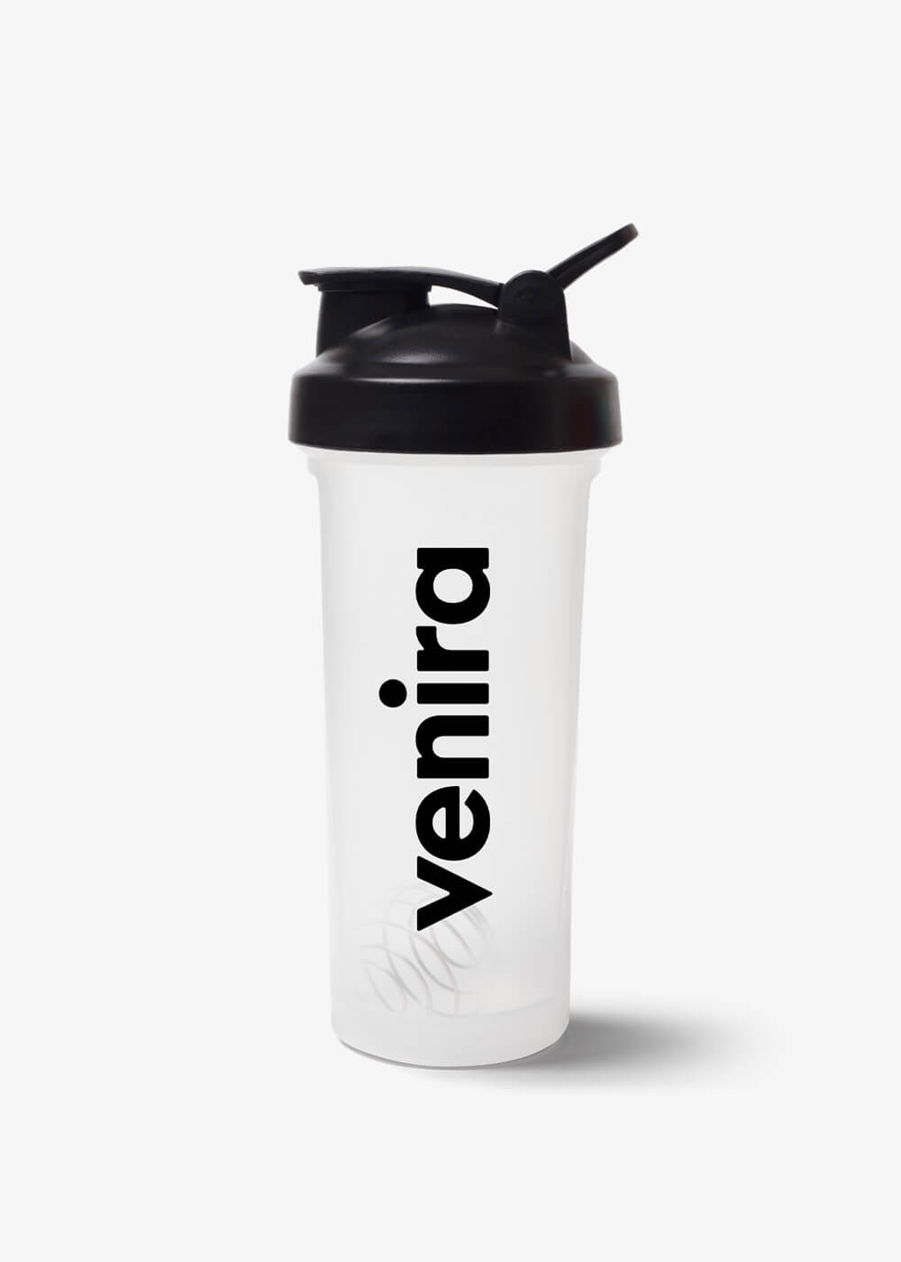 VENIRA shaker PRO s poutkem, černo-bílý, 600 ml