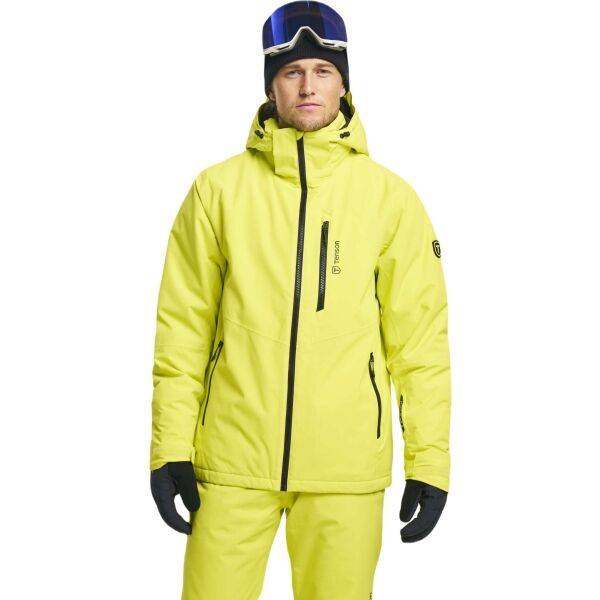 TENSON BRENDON SKI JACKET Pánská lyžařská bunda, reflexní neon, velikost