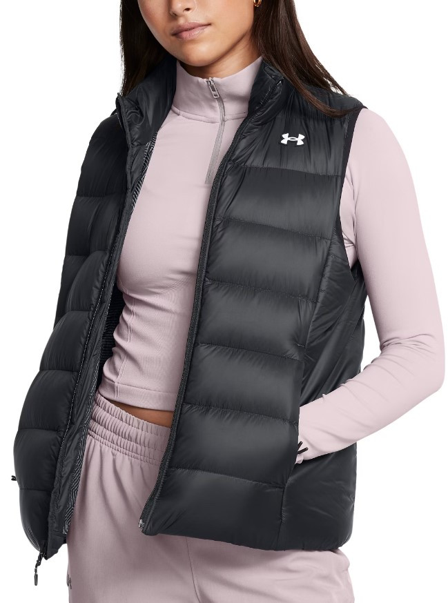 Bunda s kapucí Under Armour LEGEND DOWN VEST-BLK