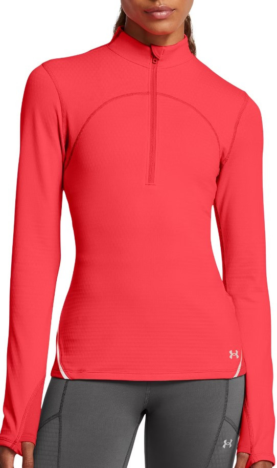 Triko Under Armour Vanish CW 1/2 Zip-RED