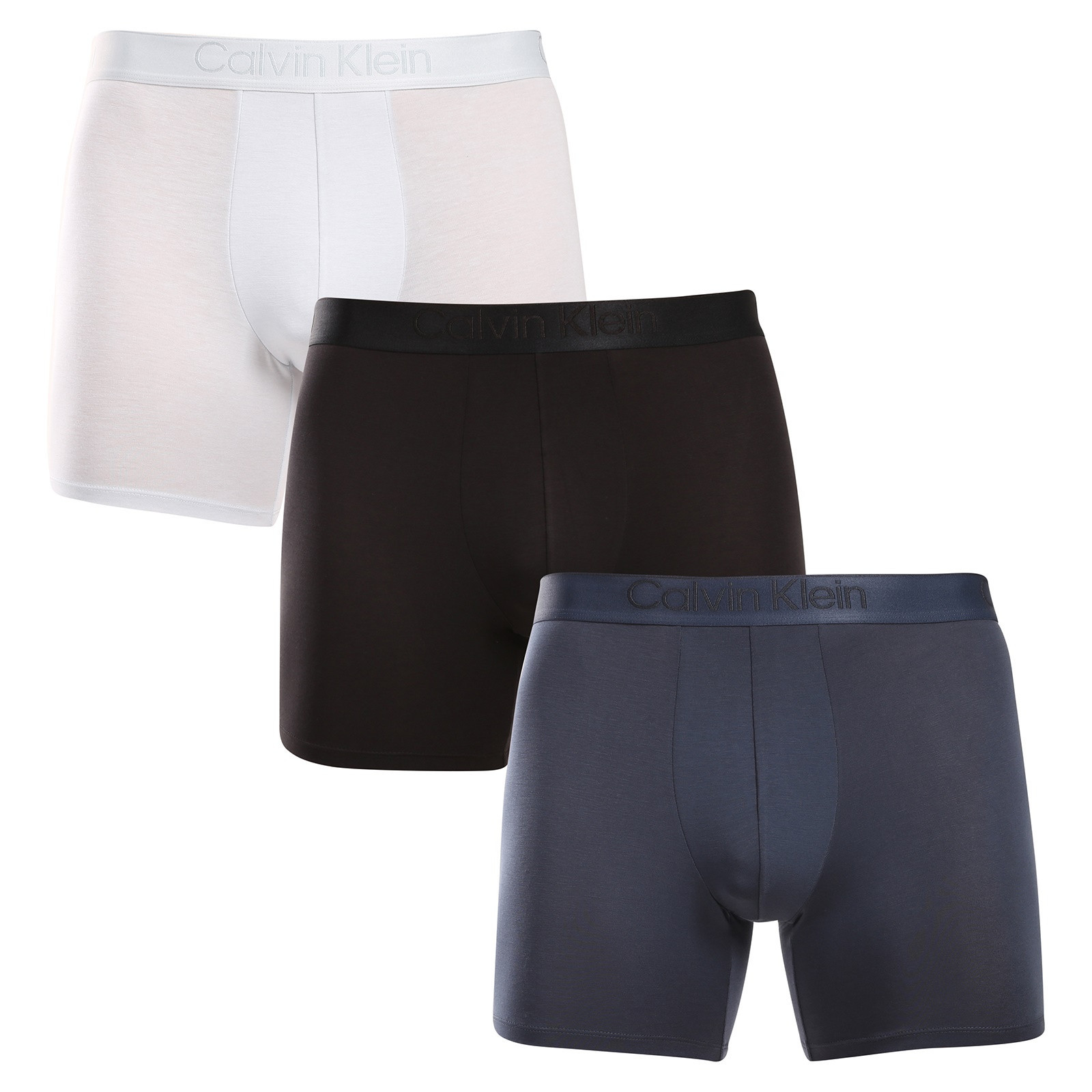 3PACK pánské boxerky Calvin Klein vícebarevné (NB3652A-QTA) S, trenky / trenýrky