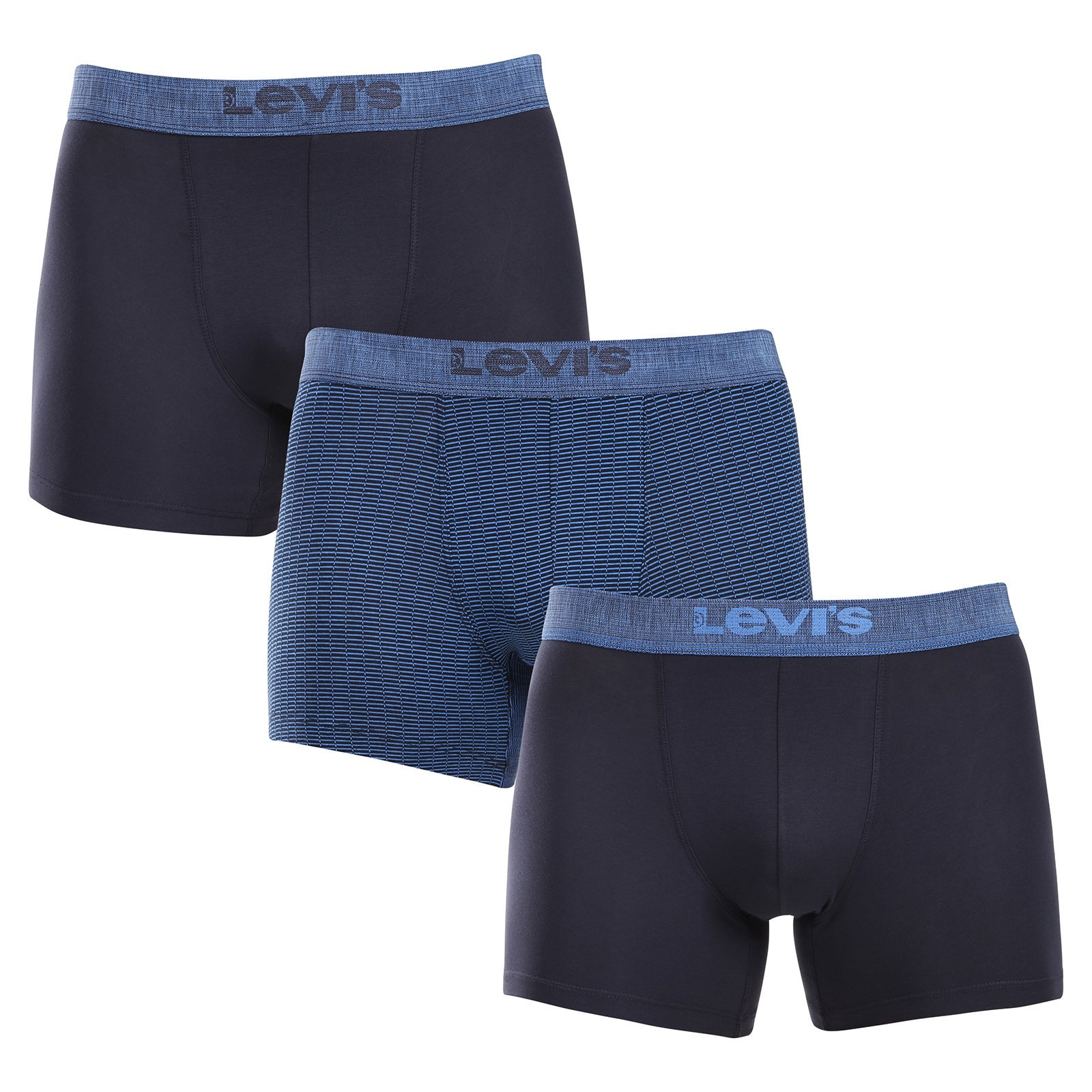 3PACK pánské boxerky Levis vícebarevné (701229548 001) XL, trenky / trenýrky