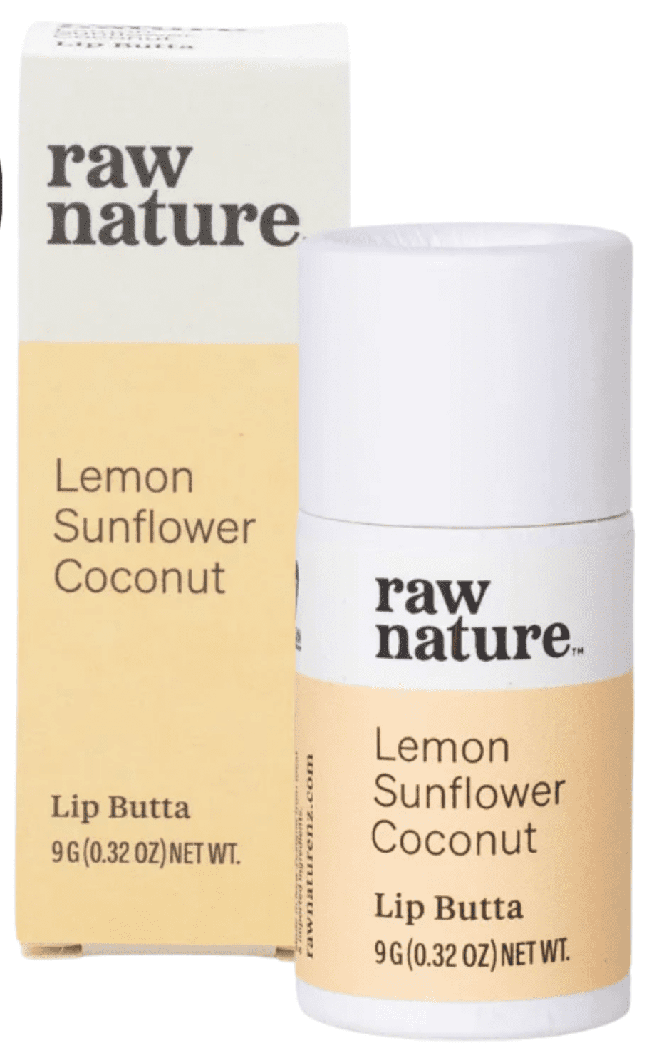 Raw Nature Raw Nature, Natural Lip Balm, Přírodní balzám na rty, Citrón, 9 g