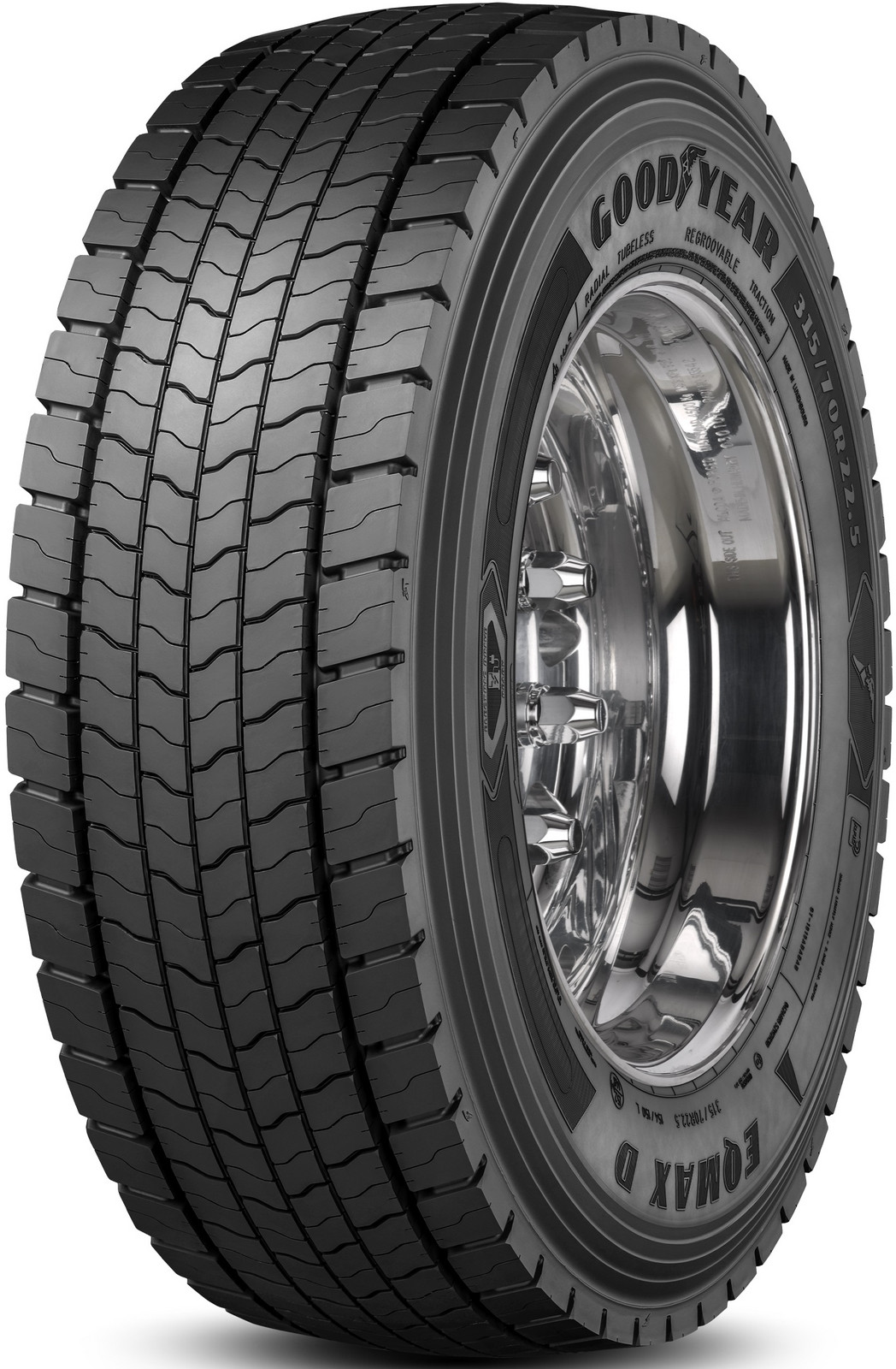 GOODYEAR 315/70 R 22.5 154L/152M EQMAXD TL M+S 3PMSF